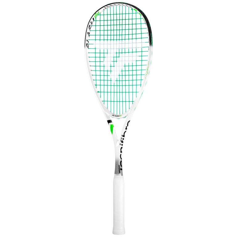 Tecnifibre rakieta do squasha Slash 120 Power 120g/zrównoważona 2025 biała - naciągnięta -